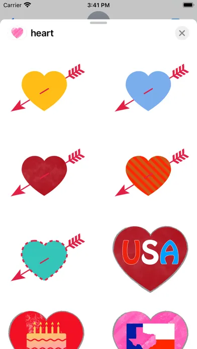 matters of the heart stickers 스크린샷