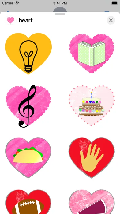 matters of the heart stickers 스크린샷