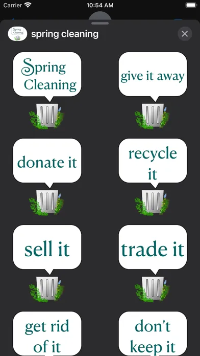 صور spring cleaning stickers