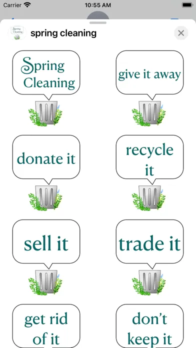 صور spring cleaning stickers