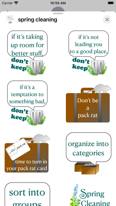 صور spring cleaning stickers