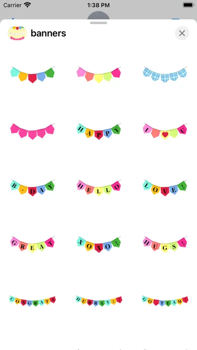 banners stickers Screenshots