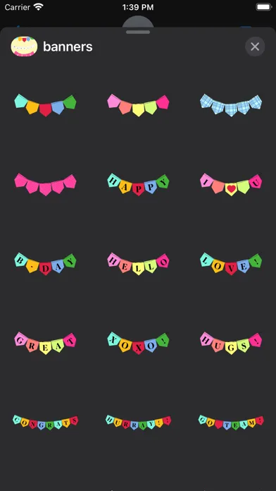 banners stickers Screenshots