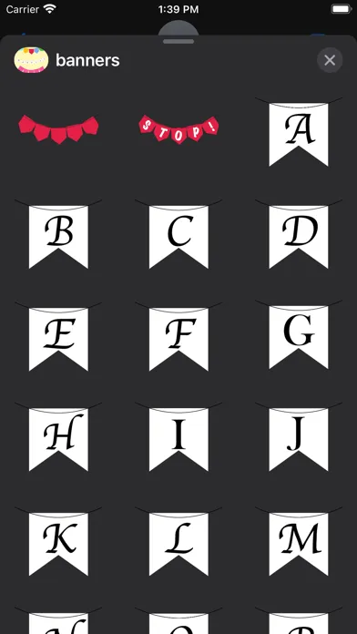banners stickers Screenshots