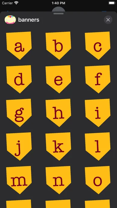 banners stickers Screenshots