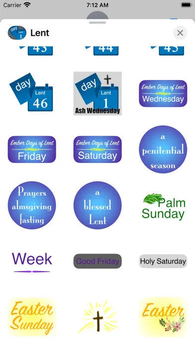 days of Lent स्क्रीनशॉट