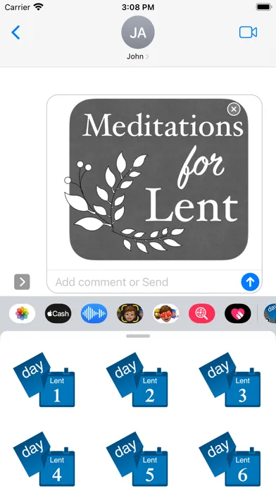 days of Lent स्क्रीनशॉट