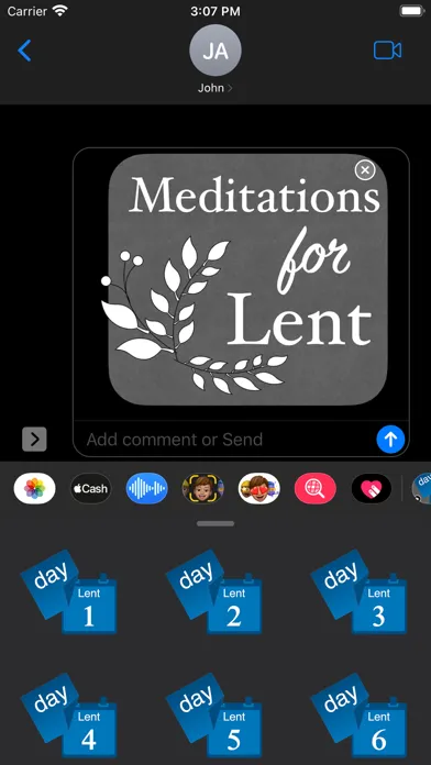 days of Lent स्क्रीनशॉट