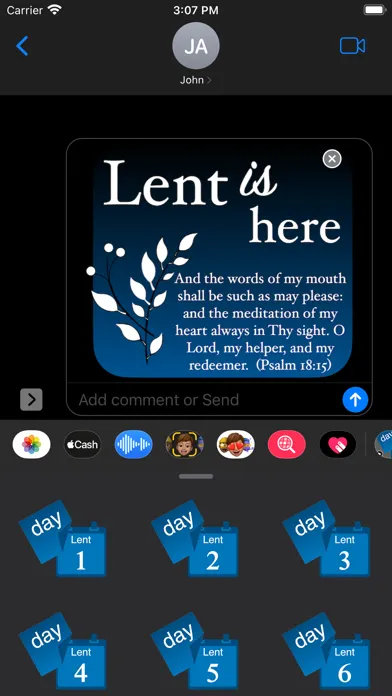 days of Lent स्क्रीनशॉट
