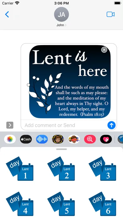 days of Lent स्क्रीनशॉट