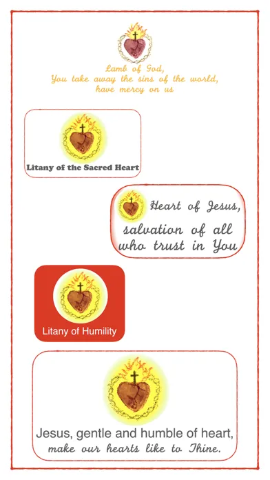 Captures d'écran de Sacred Heart of Jesus stickers