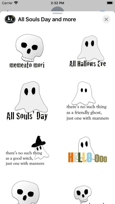 Tangkapan skrin All Souls Day and more