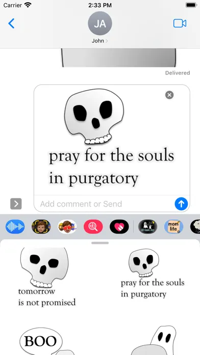 Tangkapan skrin All Souls Day and more