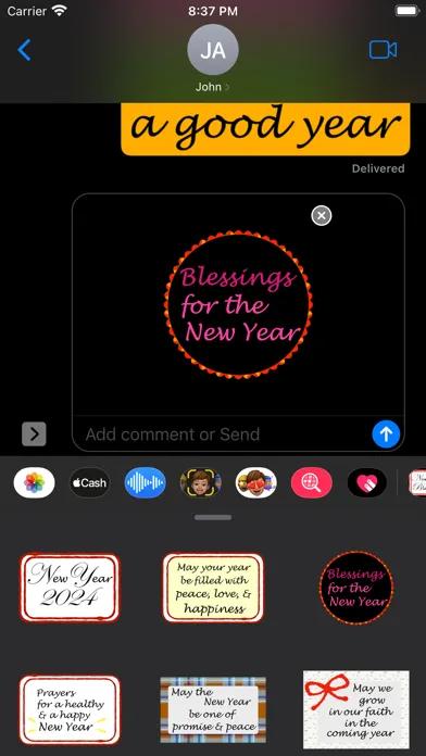 New Year Blessings স্ক্রিনশট
