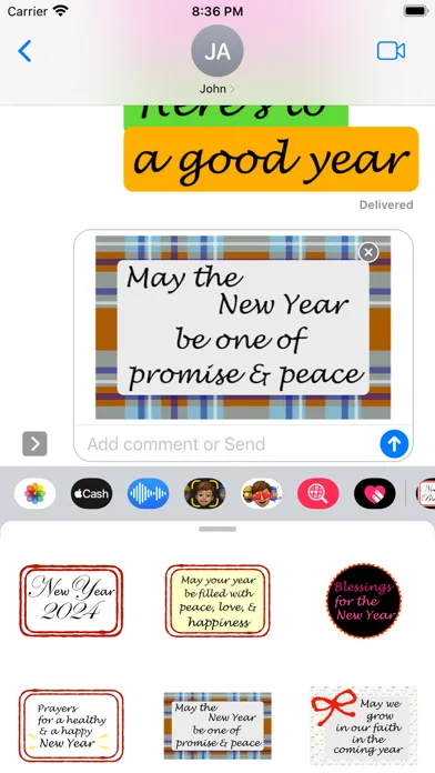 New Year Blessings স্ক্রিনশট