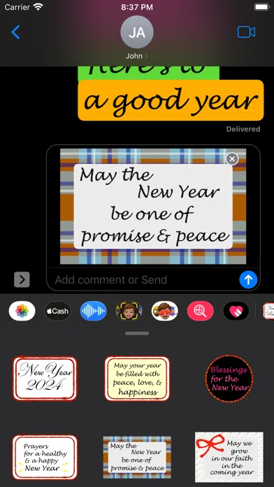 New Year Blessings স্ক্রিনশট