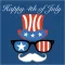 4th of July! stickers
