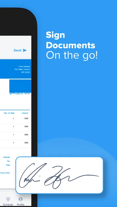 Sign PDF & Scan Word Docs App سکرین شاٹس