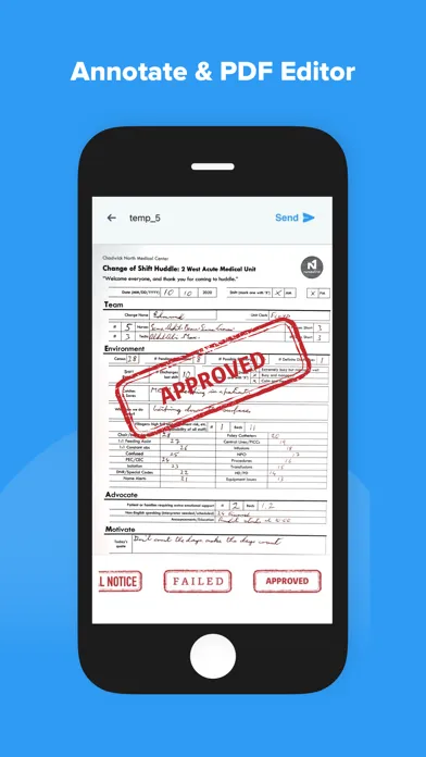 Sign PDF & Scan Word Docs App سکرین شاٹس