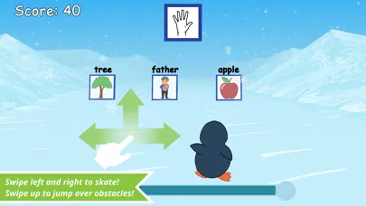 Capturas de pantalla de ASL Handshape Games