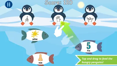 Capturas de pantalla de ASL Handshape Games