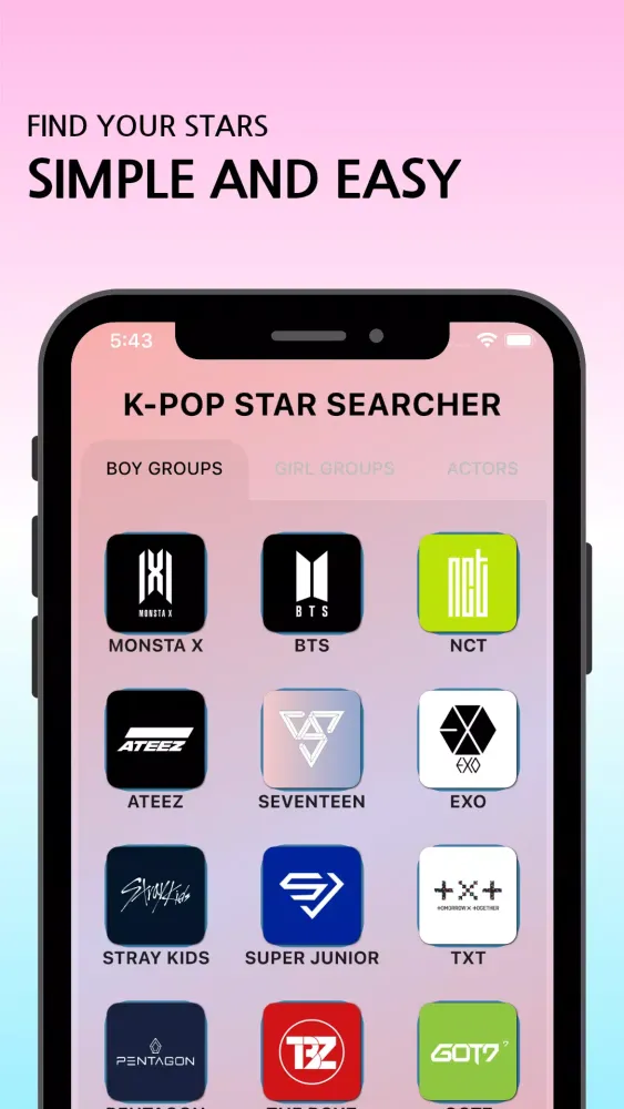 Capturas de pantalla de K-POP STARS