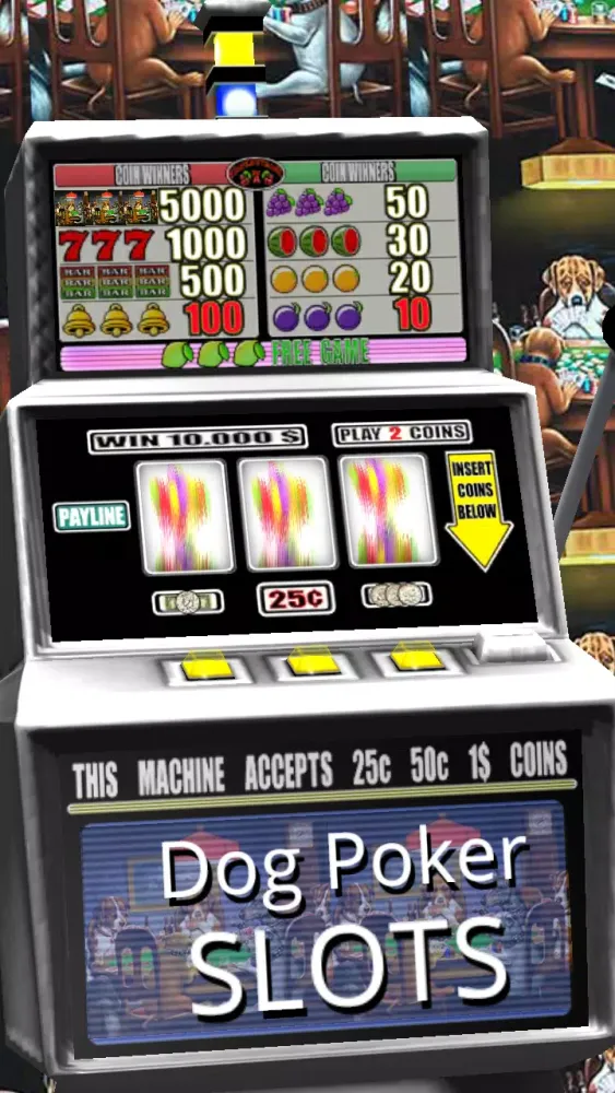 3D Dog Poker Slots Screenshots