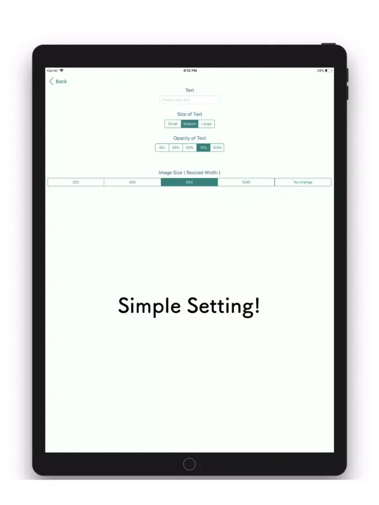 Capturas de tela do PicText - Add Text, Resize - iPad 