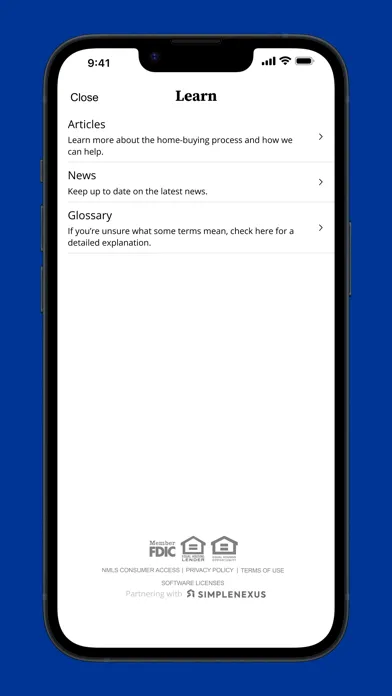 Captures d'écran de Signature Home Lending App