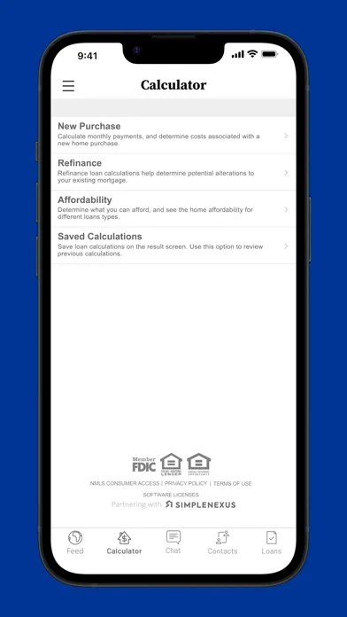Captures d'écran de Signature Home Lending App