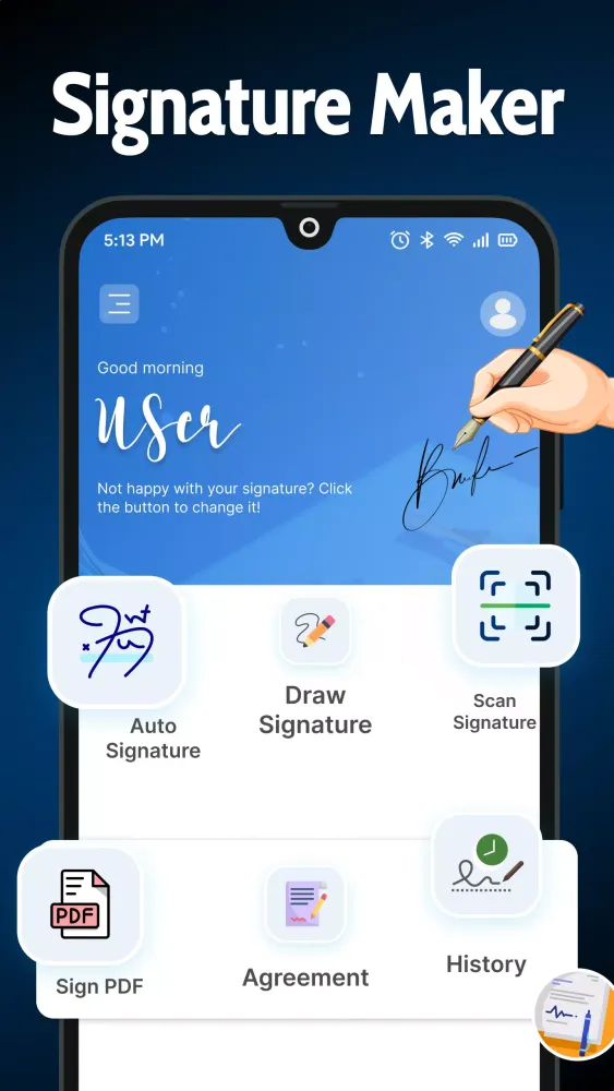 Capturas de pantalla de Signature Maker