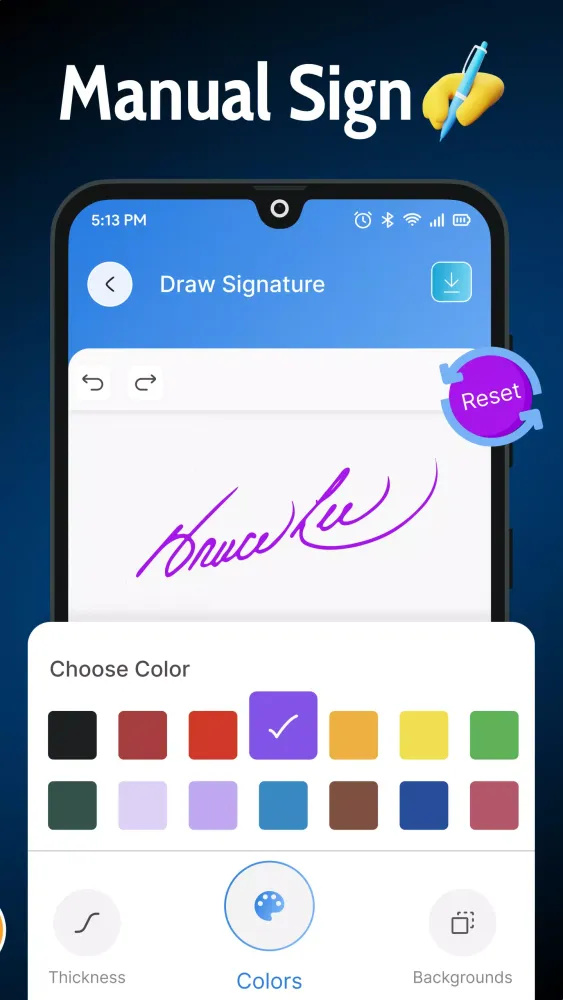 Capturas de pantalla de Signature Maker