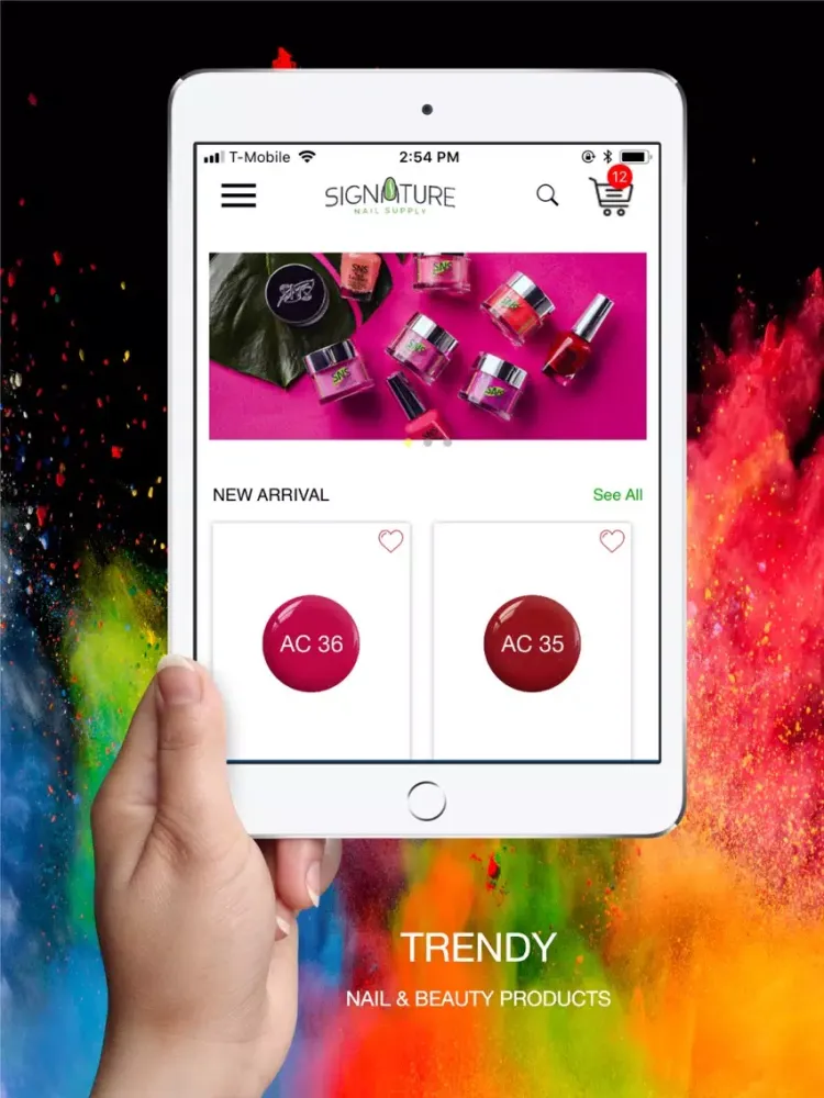 صور Signature Nail Supply iPad 