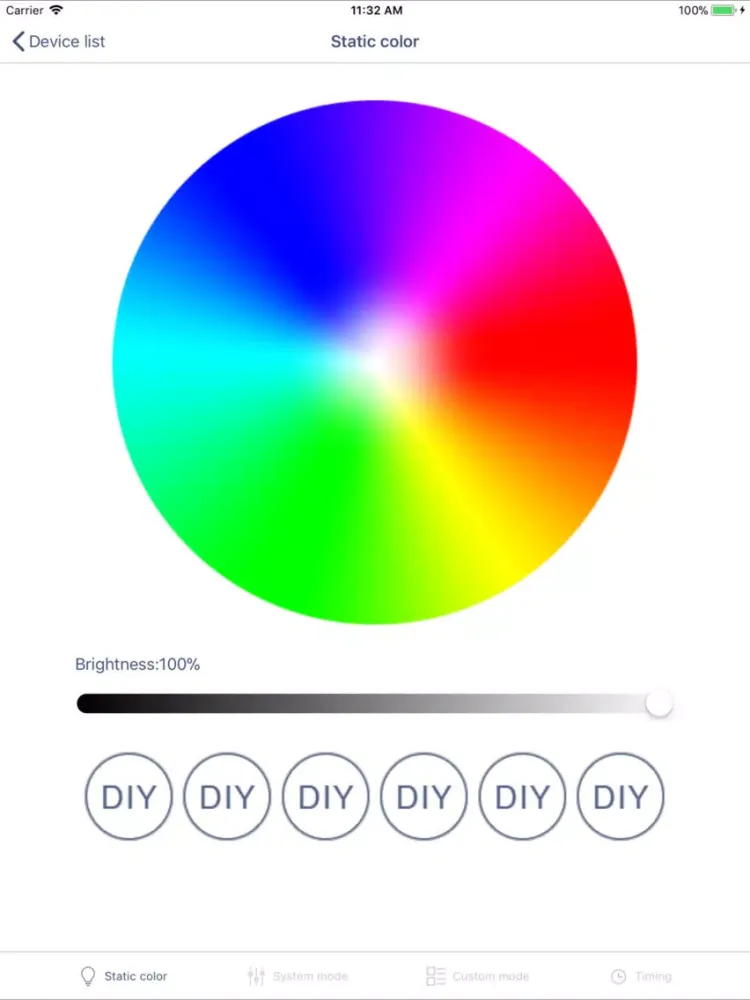 BLE Strip iPad  Ekran Görüntüleri