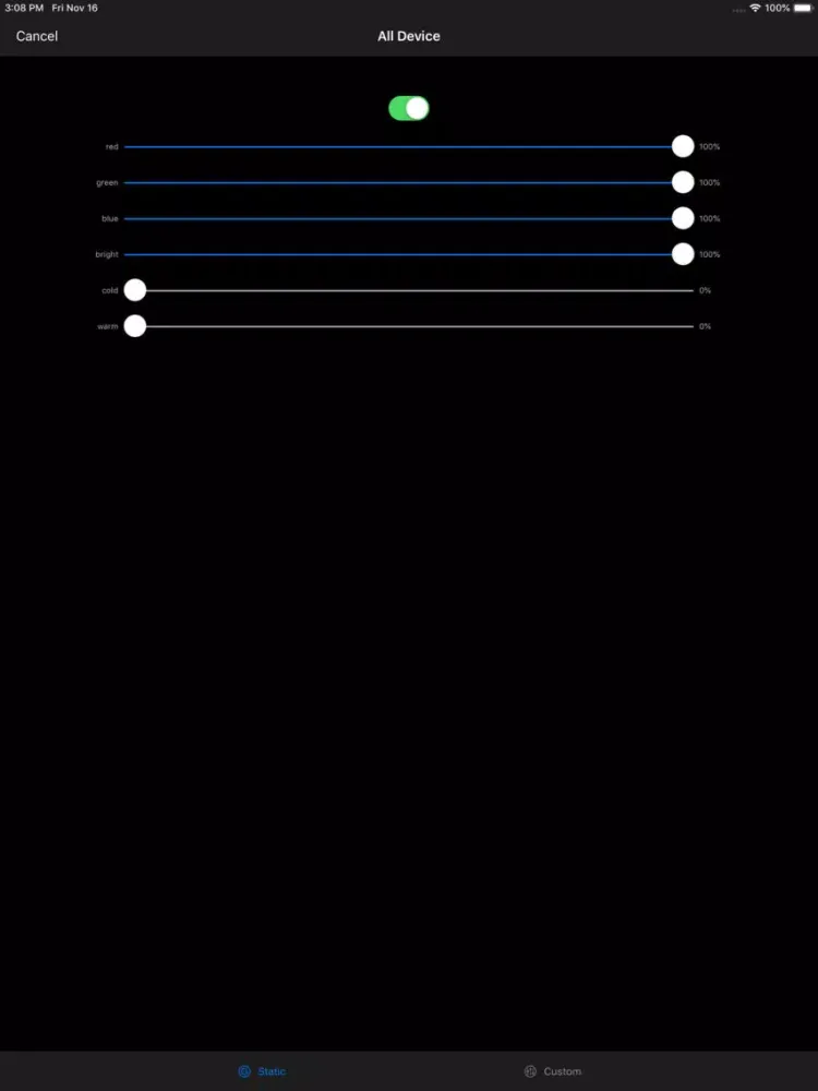 Screenshot di BLE 24KEY iPad 