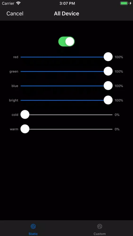 Screenshot di BLE 24KEY