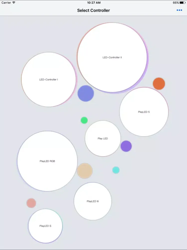 ภาพหน้าจอของ Si-PlayLED iPad 