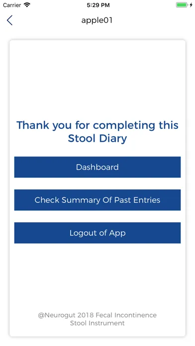 FI Stool Diary স্ক্রিনশট