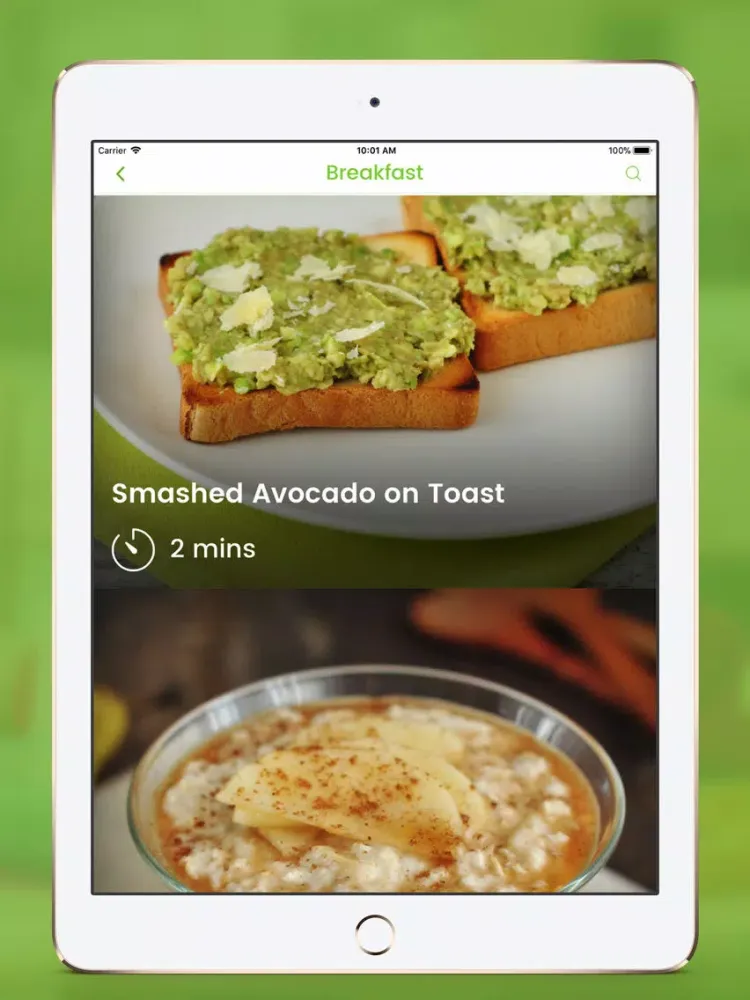 Vegan Baby Led Weaning Recipes iPad  Screenshots