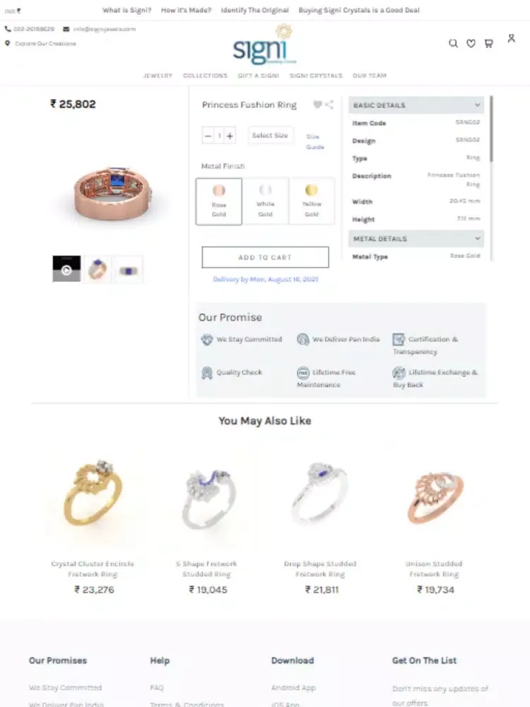 Captures d'écran de Signi Jewels iPad 