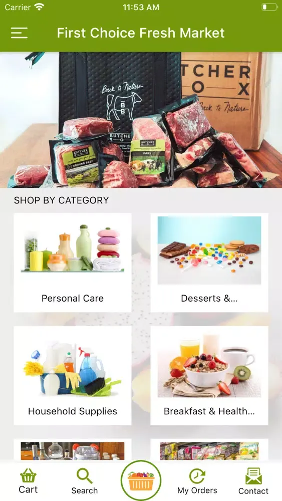 Screenshot di First Choice Fresh Market