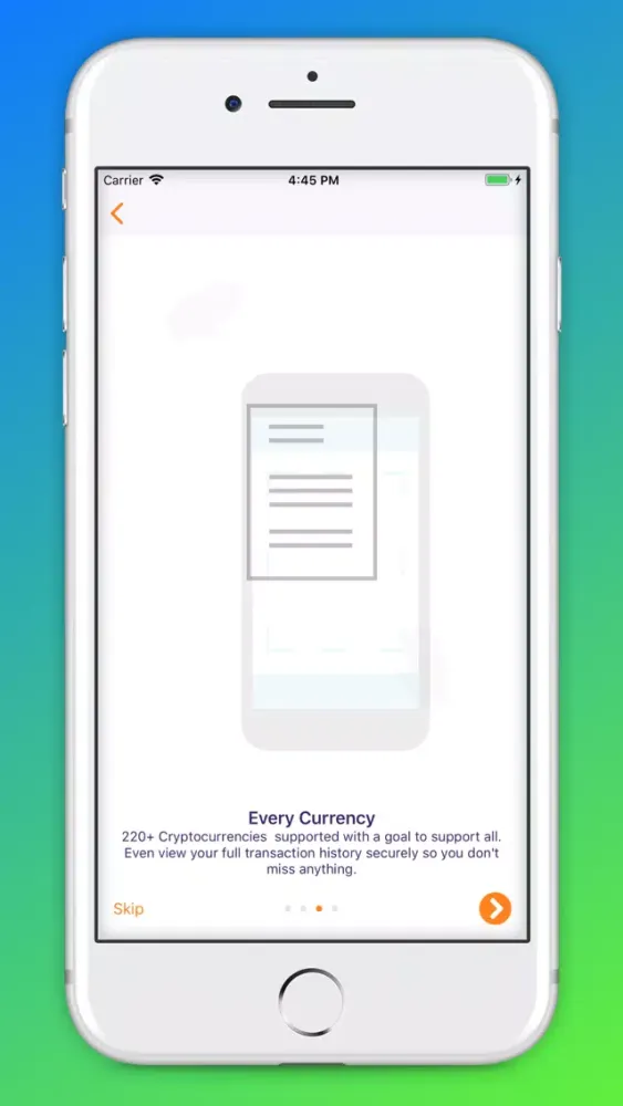 Tangkapan skrin SignKeys Secure Wallet