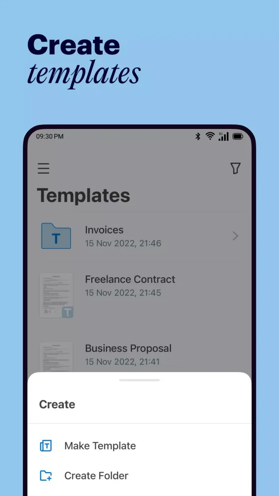 Zrzuty ekranu signNow: Sign & Fill PDF Docs