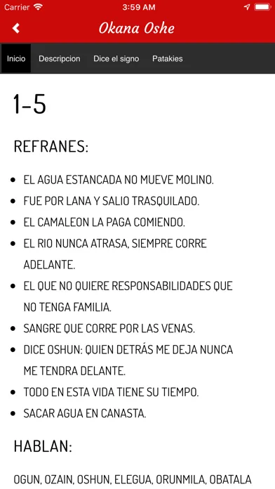 Signos del Caracol应用截图