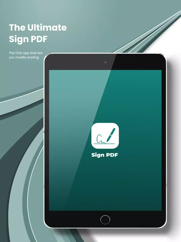 Sign PDF-Unlimited Signatures iPad 应用截图