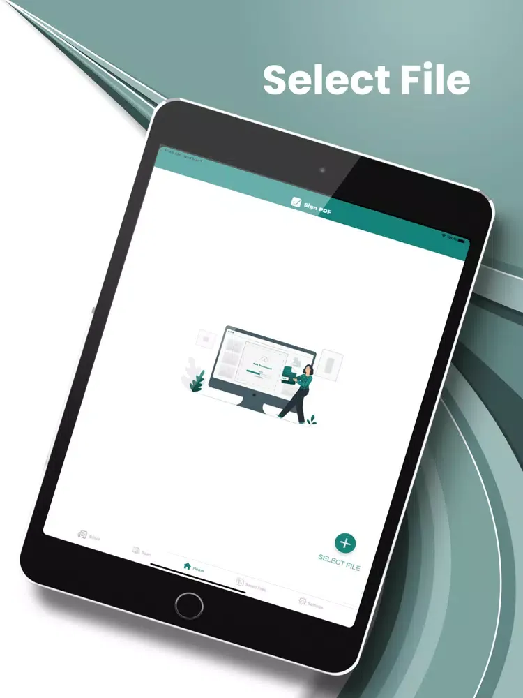 Sign PDF-Unlimited Signatures iPad 应用截图