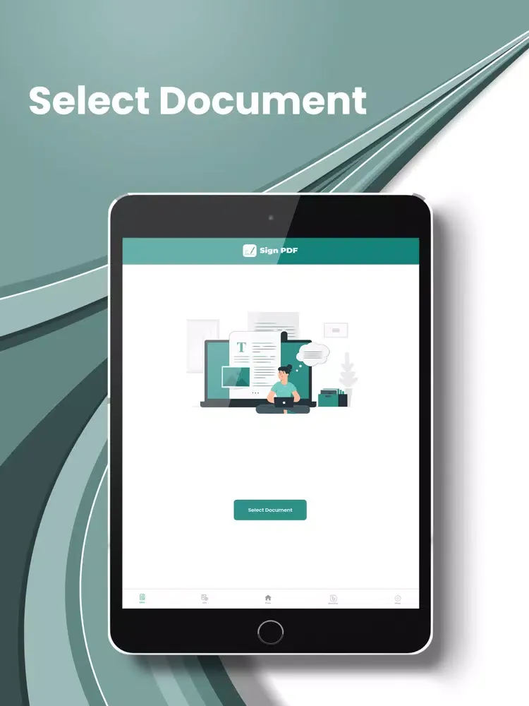 Sign PDF-Unlimited Signatures iPad 应用截图