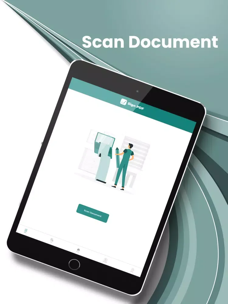 Sign PDF-Unlimited Signatures iPad 应用截图