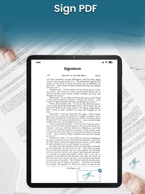Скриншоты Signature Scan Pro iPad 