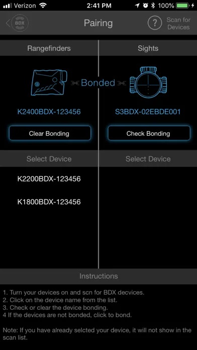 SIG BDX سکرین شاٹس